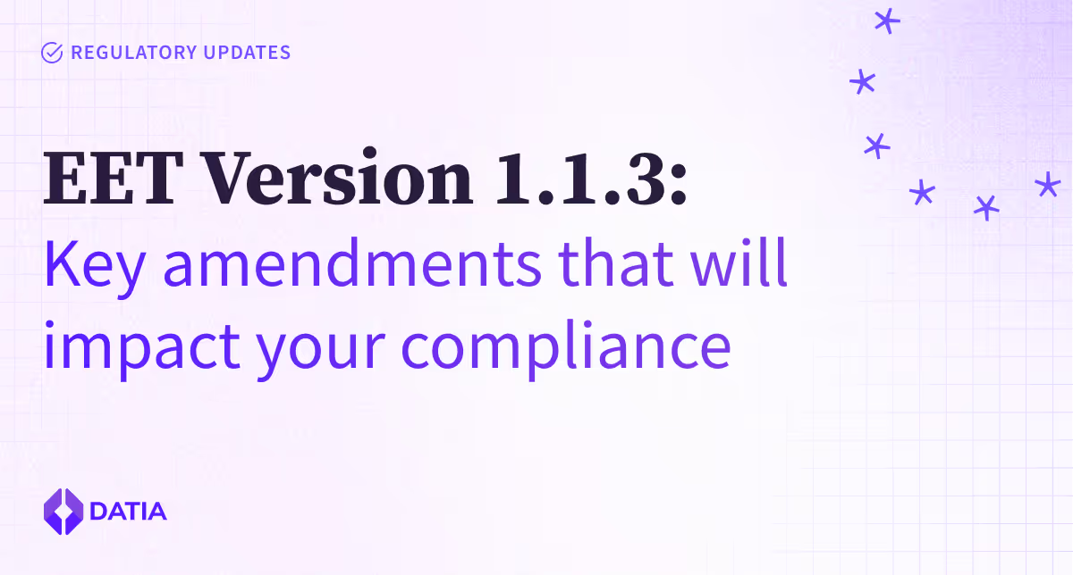 Discover the latest update of the European ESG Template (EET) Version 1.1.3 illustration