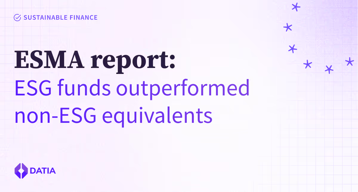 ESG funds outperformed non-ESG equivalents and remained cheaper in 2021 illustration