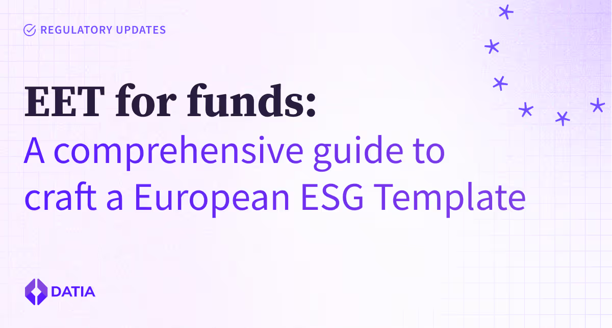 European ESG Template: what is it and how to start creating one? illustration