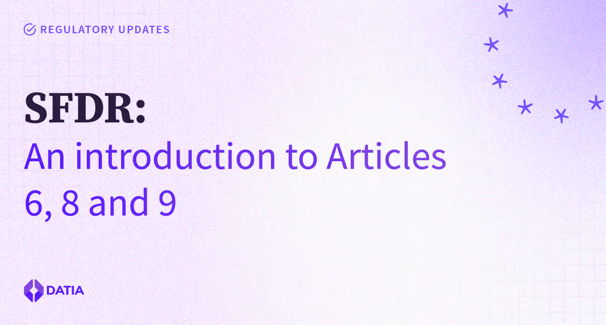 Have you been hearing about Article 6, 8, and 9, but was afraid to ask? Here illustration