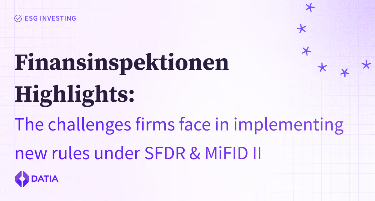 FI highlights challenges in incorporating end client sustainability preferences illustration
