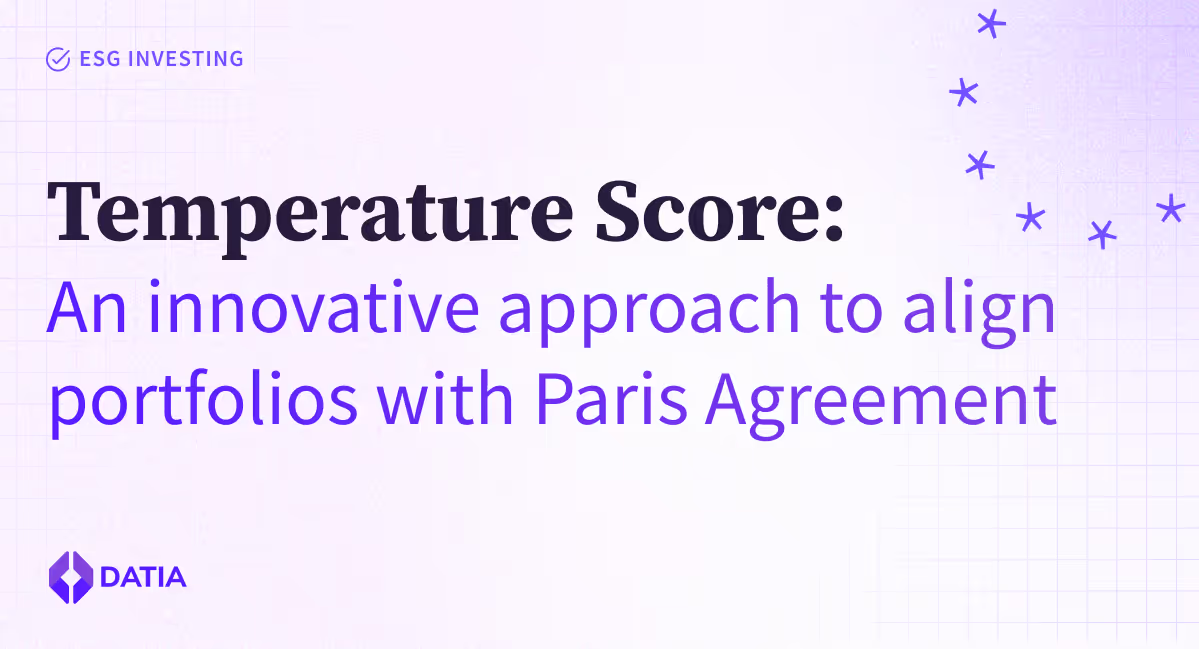 Temperature Score and SBTi: learn about approaches to help limit the impact of your investments on climate change illustration