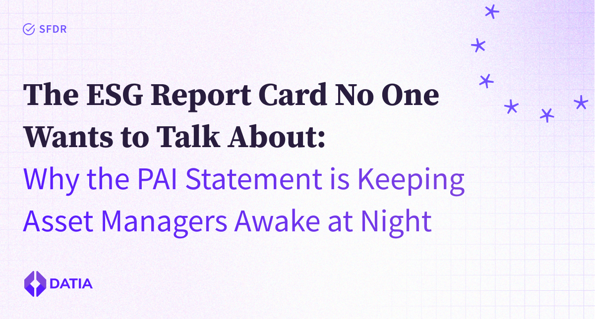 The ESG Report Card No One Wants to Talk About: Why the PAI Statement is Keeping Asset Managers Awake at Night illustration