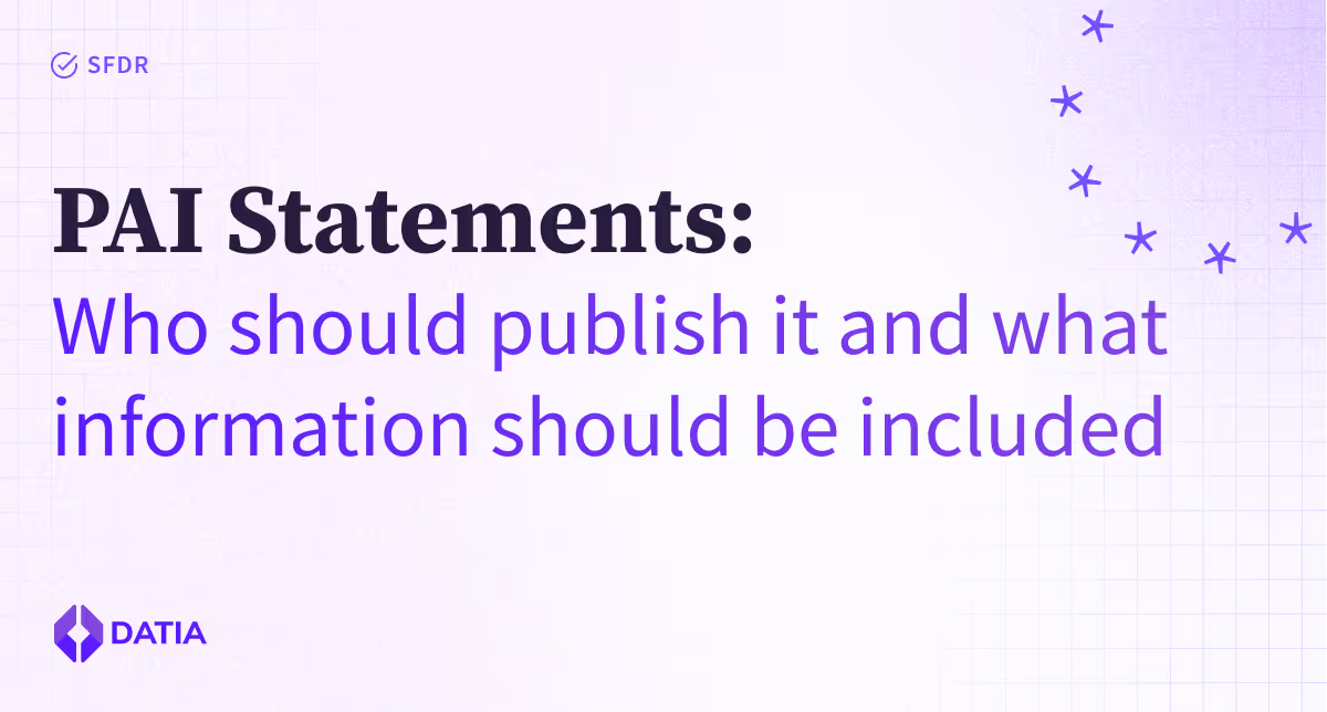 Understand who needs to publish a PAI statement and what it should look like illustration
