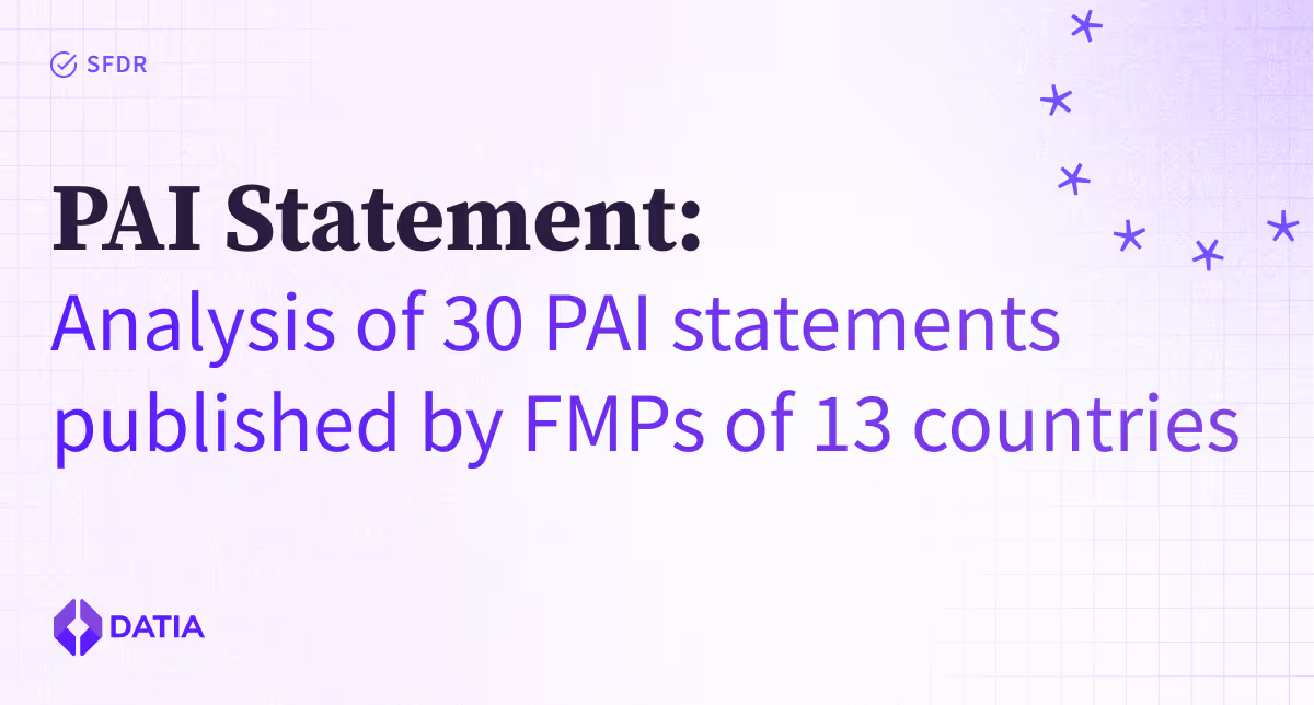 Unveiling Key Insights from Connect Earth's Analysis of 30 PAI Statements illustration