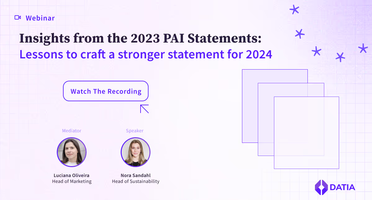 Insights from the 2023 PAI Statements: Lessons to craft a stronger statement for 2024