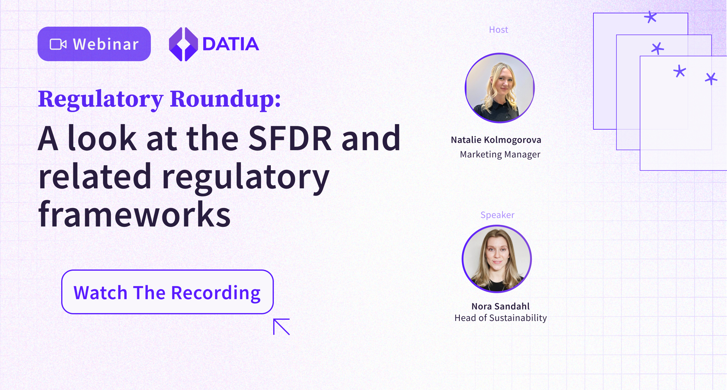 Regulatory Roundup: A look at the SFDR and related regulatory frameworks