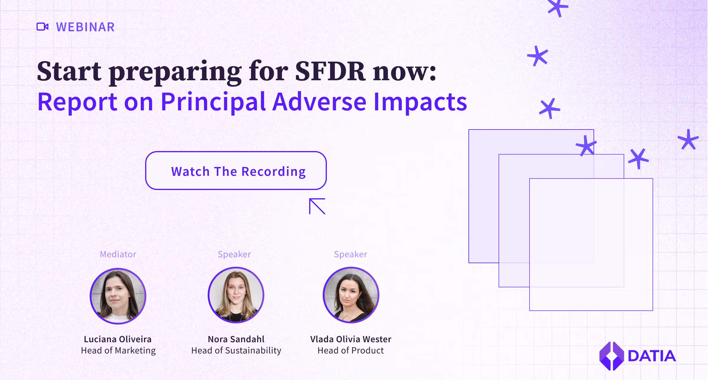 Start preparing for SFDR now: Report on Principle Adverse Impacts
