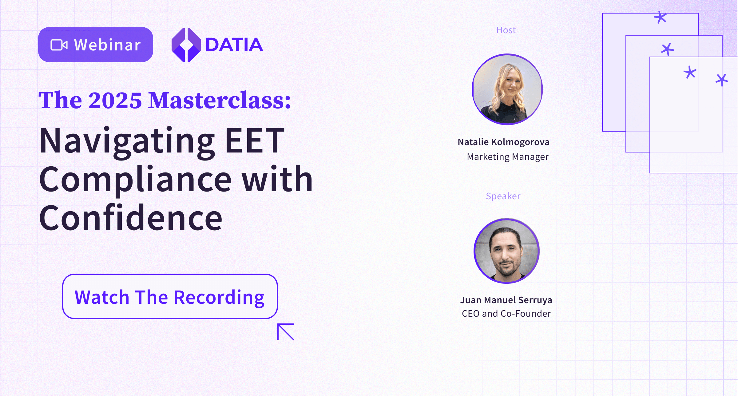 The 2025 Masterclass: Navigating EET Compliance with Confidence